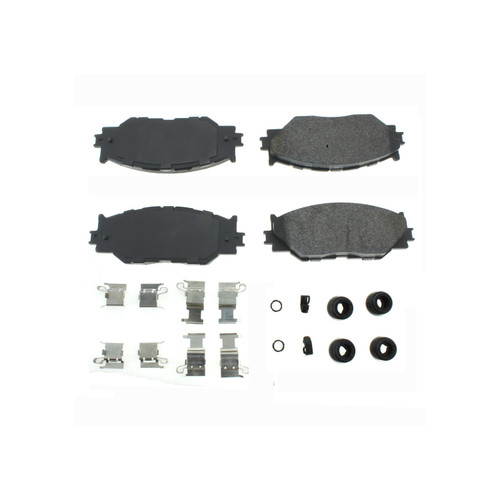 Posi Quiet Semi-Metallic Brake Pads with Hardware for 2006-2015 Lexus (IS250) 104.11780