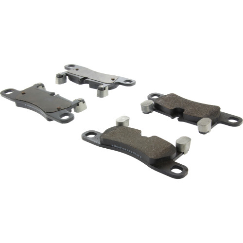 Posi Quiet Semi-Metallic Brake Pads with Hardware for 2011-2018 Porsche/Volkswagen (Cayenne, Touareg) 104.14530