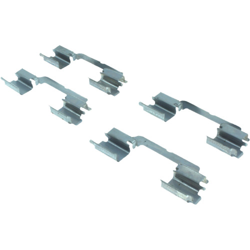 Posi Quiet Semi-Metallic Brake Pads with Hardware for 2008-2016 Mercedes-Benz (C300, C280, C250, SLK250) 104.13400