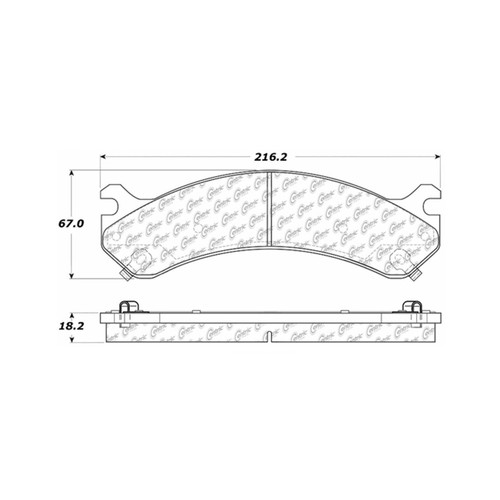 Posi Quiet Ceramic Brake Pads with Shims and Hardware for 1999-2020 Cadillac/Chevrolet/GMC 105.07840