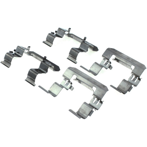 Posi Quiet Ceramic Brake Pads with Shims and Hardware for 2000-2004 Nissan (Frontier, Xterra) 105.08300
