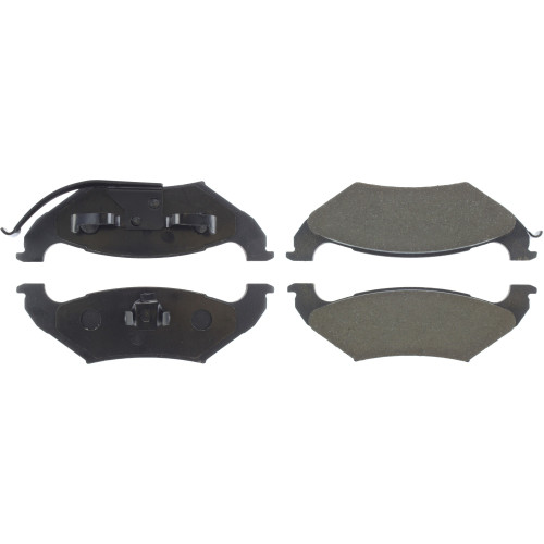 Posi Quiet Ceramic Brake Pads with Shims and Hardware for 1990-1995 Ford/Lincoln/Mercury (Crown Victoria, Town Car, Grand Marquis) 105.06620