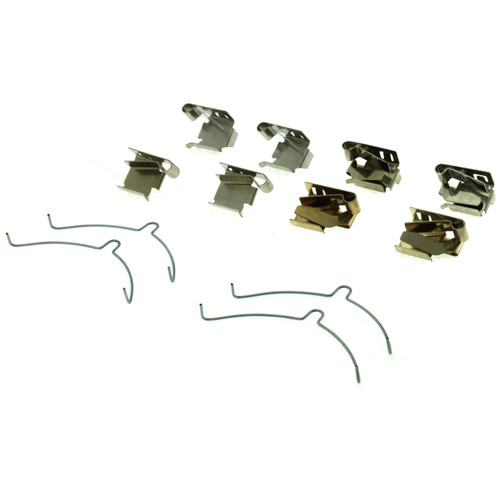 Posi Quiet Ceramic Brake Pads with Shims and Hardware for 1992-2000 Geo/Toyota (Prizm, Camry, Celica, Corolla) 105.05621