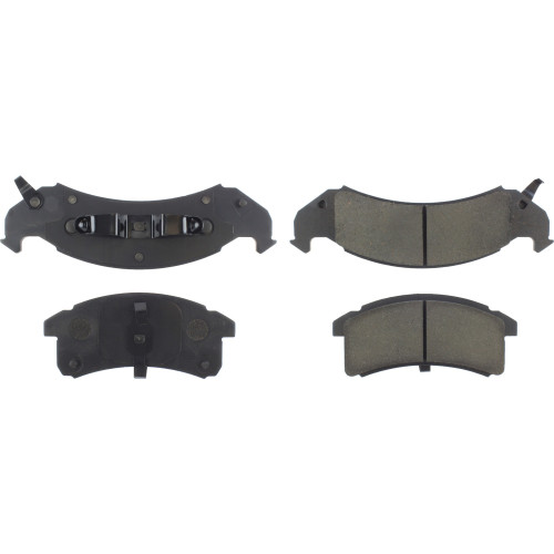 Posi Quiet Ceramic Brake Pads with Shims and Hardware for 1994-1999 Buick/Cadillac/Chevrolet (LeSabre, Park Avenue, Riviera, DeVille)