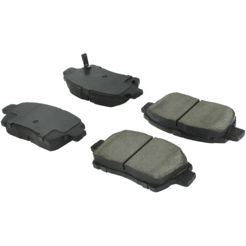 Posi Quiet Ceramic Brake Pads with Shims and Hardware for 2000-2015 Toyota/Scion/FAW (Echo, MR2 Spyder, Prius, xA) 105.08220