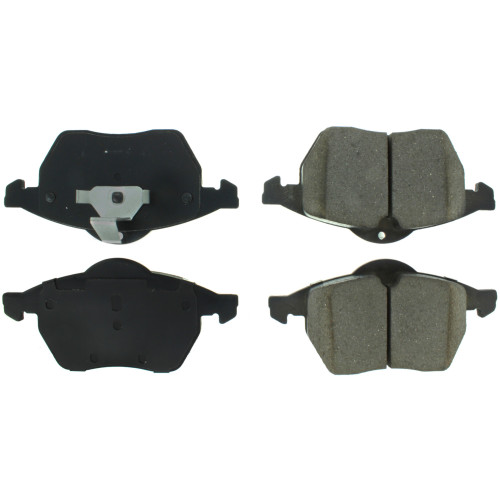 Posi Quiet Ceramic Brake Pads with Shims and Hardware for 1996-2000 Audi/Volkswagen (A4, A4 Quattro, Passat, S3) 105.07360