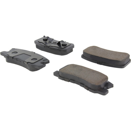 Posi Quiet Ceramic Brake Pads with Shims and Hardware for 2000-2017 Mitsubishi/Chrysler/Dodge (Montero, Endeavor, Sebring, Outlander)