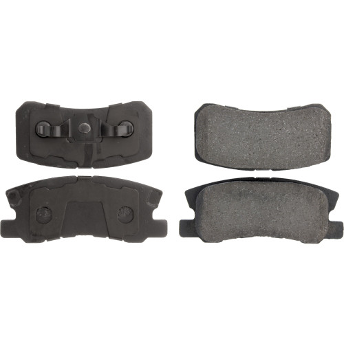 Posi Quiet Ceramic Brake Pads with Shims and Hardware for 2000-2017 Mitsubishi/Chrysler/Dodge (Montero, Endeavor, Sebring, Outlander)