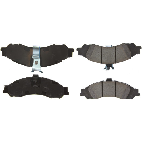 Posi Quiet Ceramic Brake Pads with Shims and Hardware for 2004 Pontiac (GTO) 105.10430