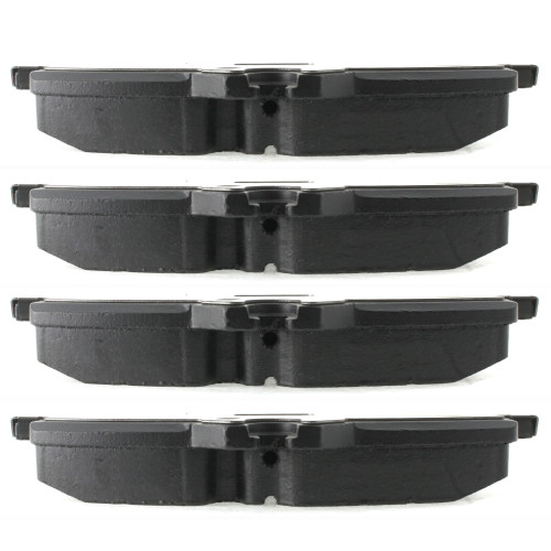 Posi Quiet Ceramic Brake Pads with Shims and Hardware for 2003-2009 Mercedes-Benz (E320, E350) 105.09870