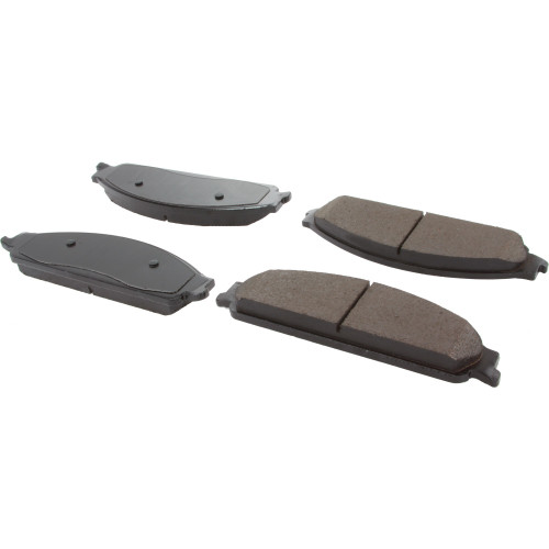 Posi Quiet Ceramic Brake Pads with Shims and Hardware for 2005-2009 Ford/Mercury (Five Hundred, Freestyle, Montego, Taurus) 105.10700