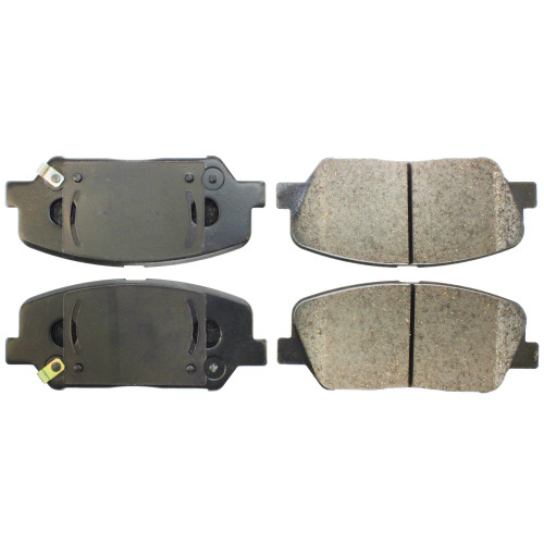 Posi Quiet Ceramic Brake Pads with Shims and Hardware for 2010-2016 Hyundai/Kia (Genesis Coupe, Optima) 105.14130