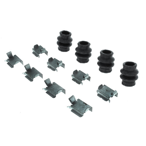 Posi Quiet Ceramic Brake Pads with Shims and Hardware for 2007-2020 Jeep/Dodge/Chrysler (Wrangler, Nitro, Town &amp; Country, Grand Caravan)