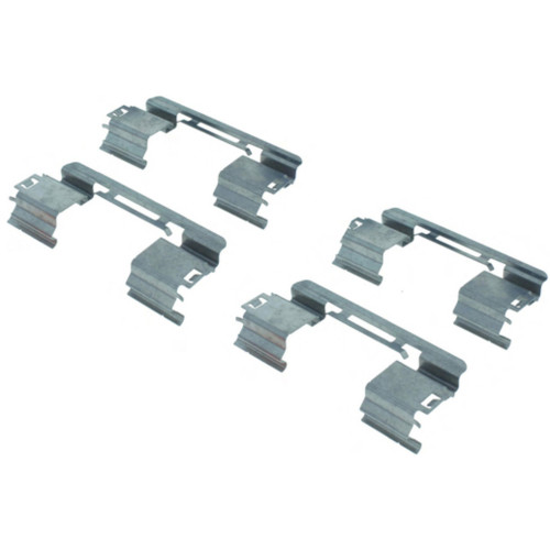 Posi Quiet Ceramic Brake Pads with Shims and Hardware for 2010-2016 Cadillac/Saab (SRX, 9-4X) 105.14220