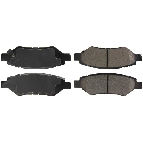 Posi Quiet Ceramic Brake Pads with Shims and Hardware for 2008-2016 Cadillac/Chevrolet/Saab (CTS, Camaro, SRX, 9-4X) 105.13370