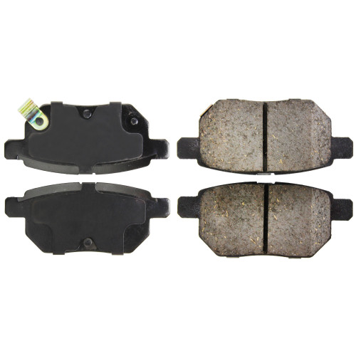 Posi Quiet Ceramic Brake Pads with Shims and Hardware for 2008-2018 Scion/Toyota/Pontiac (xB, Matrix, Vibe, tC) 105.13540