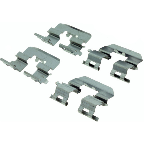 Posi Quiet Ceramic Brake Pads with Shims and Hardware for 2011-2018 Hyundai/Kia/Dodge (Elantra, Accent, Rio, Optima) 105.15440