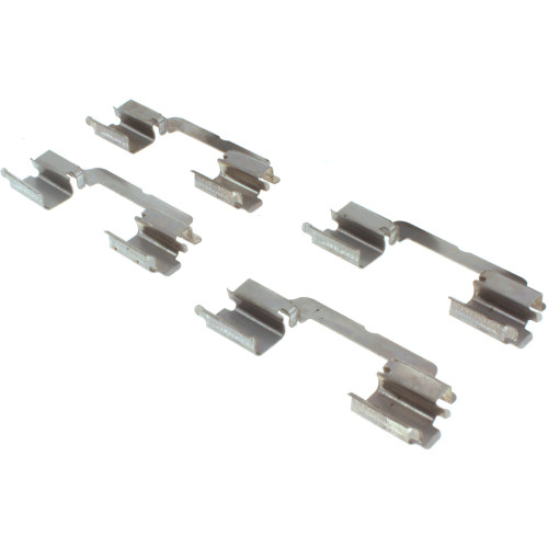 Posi Quiet Ceramic Brake Pads with Shims and Hardware for 2008-2016 Mercedes-Benz (C300, C280, C250, SLK250) 105.13400