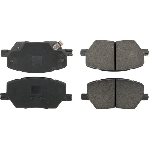 Posi Quiet Ceramic Brake Pads with Shims and Hardware for 2015-2025 Jeep/Fiat/Dodge (Renegade, 500X, Compass, Hornet) 105.18110