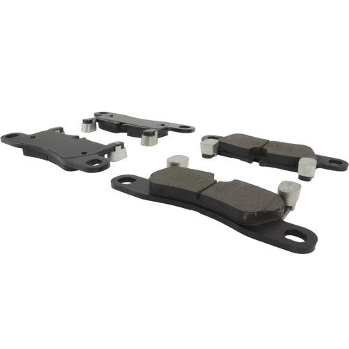 Posi Quiet Ceramic Brake Pads with Shims and Hardware for 2011-2018 Porsche/Volkswagen (Cayenne, Touareg) 105.14530
