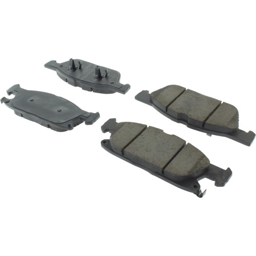 Posi Quiet Ceramic Brake Pads with Shims and Hardware for 2017-2020 Ford/Lincoln (Fusion, MKZ, Continental) 105.18181