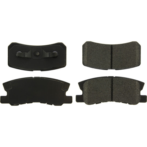 Posi Quiet Extended Wear Brake Pads with Shims and Hardware for 2000-2017 Mitsubishi/Chrysler/Dodge (Montero, Endeavor, Sebring, Outlander)