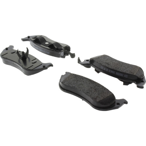 Posi Quiet Extended Wear Brake Pads with Shims and Hardware for 1996-2002 Ford/Lincoln/Mercury (Crown Victoria, Town Car, Grand Marquis)