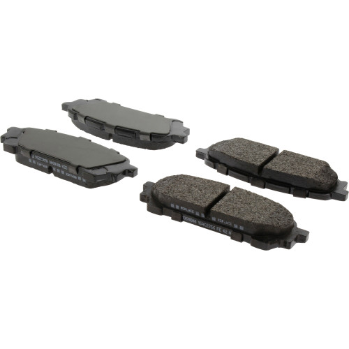 Posi Quiet Extended Wear Brake Pads with Shims and Hardware for 2003-2008 Subaru/Saab (Impreza, Forester, 9-2X) 106.10040