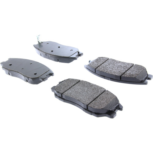Posi Quiet Extended Wear Brake Pads with Shims and Hardware for 2004-2006 Hyundai/Kia (XG350, Amanti) 106.10130