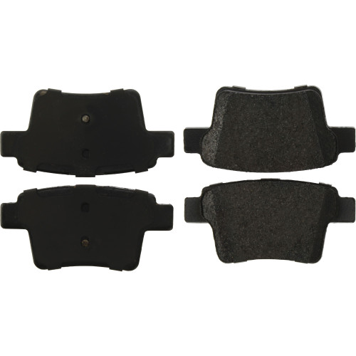 Posi Quiet Extended Wear Brake Pads with Shims and Hardware for 2005-2009 Ford/Mercury/Jaguar (Five Hundred, Freestyle, Montego, X-Type)