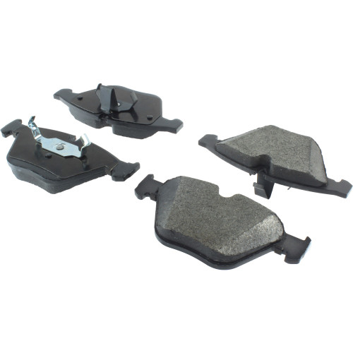 Posi Quiet Extended Wear Brake Pads with Shims and Hardware for 2002-2013 BMW (745i, 745Li, 760Li, 525i) 106.09180