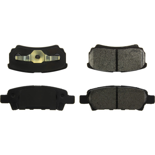 Posi Quiet Extended Wear Brake Pads with Shims and Hardware for 2004-2017 Mitsubishi/Dodge/Jeep (Lancer, Outlander, Caliber, Compass)