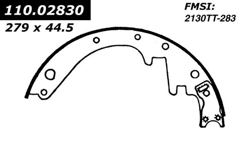Premium Brake Shoes for 1966-1975 Ford (Bronco, F-100) 111.02830