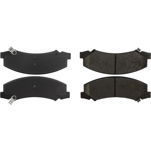 Posi Quiet Extended Wear Brake Pads with Shims and Hardware for 2006-2016 Chevrolet/Cadillac/Buick (Impala, DTS, Monte Carlo, Lucerne)