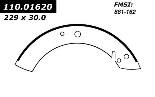 Premium Brake Shoes for 1954-1957 Volkswagen (Beetle, Karmann Ghia) 111.01620