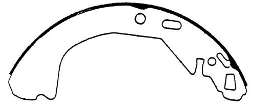 Premium Brake Shoes for 1991-2005 Buick/Cadillac/Chevrolet (Century, LeSabre, Park Avenue, DeVille) 111.06360