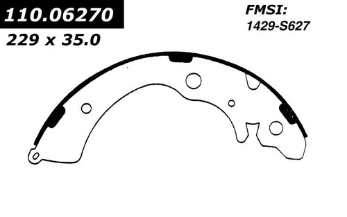 Premium Brake Shoes for 1990-2020 Honda (Accord, Civic, CR-V, Fit) 111.06270
