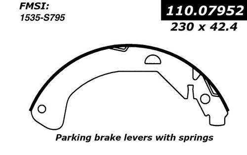Premium Brake Shoes for 2004-2007 Chevrolet (Malibu) 111.07952