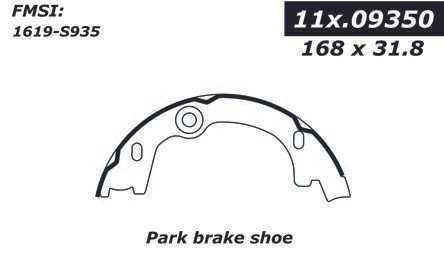 Premium Parking Brake Shoes for 2007-2012 Kia (Rondo) 111.09350