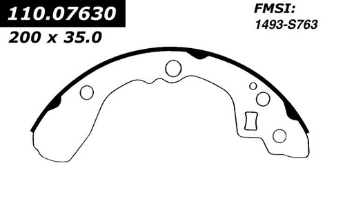 Premium Brake Shoes for 1994-2004 Kia (Sephia, Spectra) 111.07630