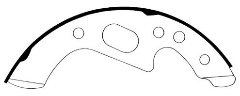 Heavy Duty Brake Shoes for 1988-1994 Isuzu/Chevrolet/GMC (NRR, W5500 Tiltmaster, W5500 Forward) 112.06690