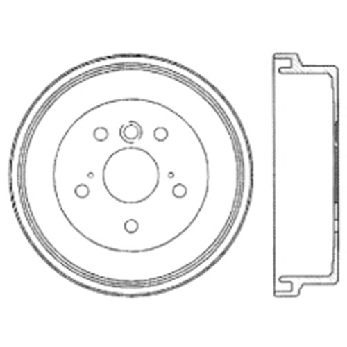 Premium Brake Drum for 1992-2001 Toyota (Camry, Solara) 122.44030