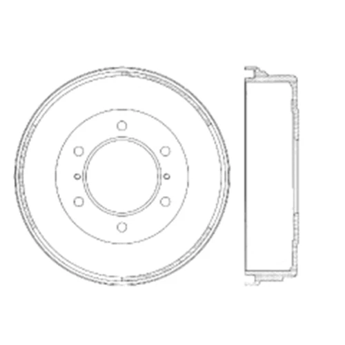 Premium Brake Drum for 1985-2018 Nissan (D21, Frontier, Pathfinder, Pickup) 122.42025