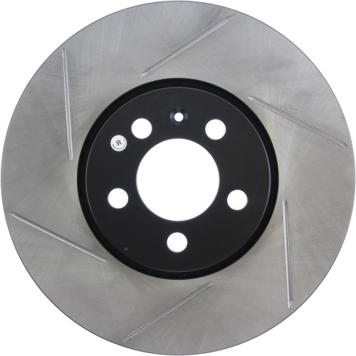 Sport Slotted Brake Rotor; Front Right for 1998-2019 Volkswagen/Audi/Seat (Beetle, Golf, Jetta, A3) 126.33059SR