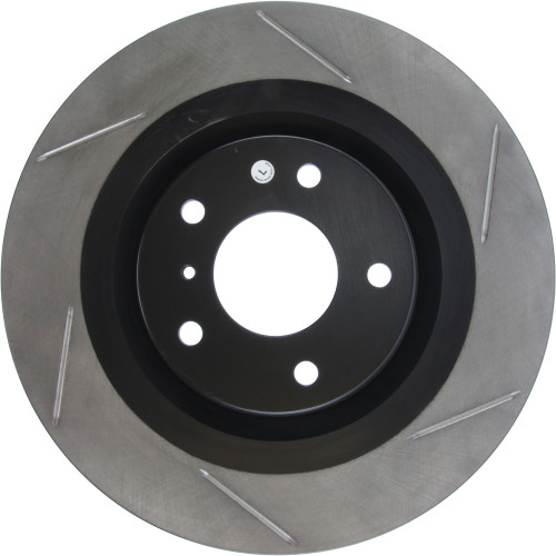 Sport Slotted Brake Rotor; Front Left for 2003-2023 INFINITI/Nissan (FX35, FX45, Murano, Altima) 126.42080SL