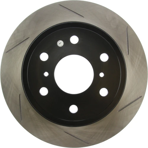 Sport Slotted Brake Rotor; Rear Left for 2007-2020 Cadillac/Chevrolet/GMC (Escalade, Tahoe, Yukon, Avalanche) 126.66065SL