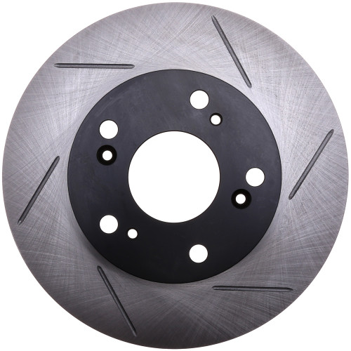 Sport Slotted Brake Rotor; Front Left for 2002-2015 Acura/Honda (RSX, Civic, CR-Z) 126.40056SL
