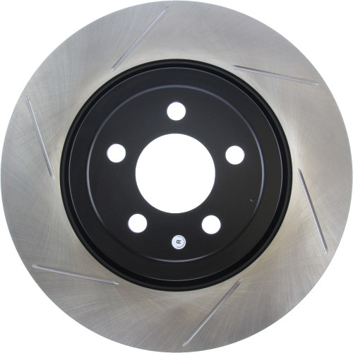 Sport Slotted Brake Rotor; Front Right for 2005-2022 Dodge/Chrysler (Magnum, 300, Charger, Challenger) 126.63061SR