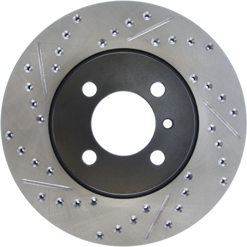 Sport Drilled & Slotted Brake Rotor; Front Right for 1984-1991 BMW (318i, 318is, 325, 325e) 127.34018R