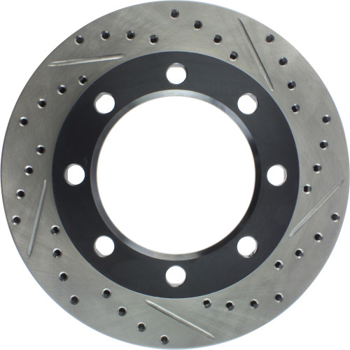 Sport Drilled & Slotted Brake Rotor; Front Left for 1980-1994 Ford (F-250, F-350) 127.65012L